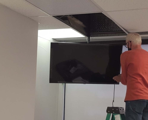 cosmetician training school - streaming lecture camera installation & setup